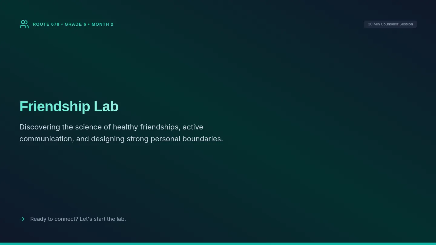 Friendship Lab Slides