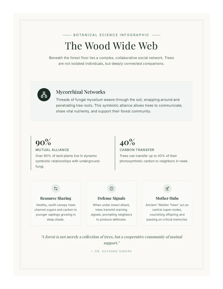 Wood Wide Web Infographic Flyer