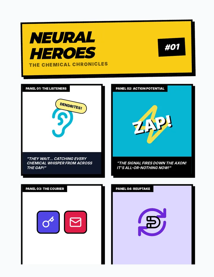 Neural Heroes Comic Guide
