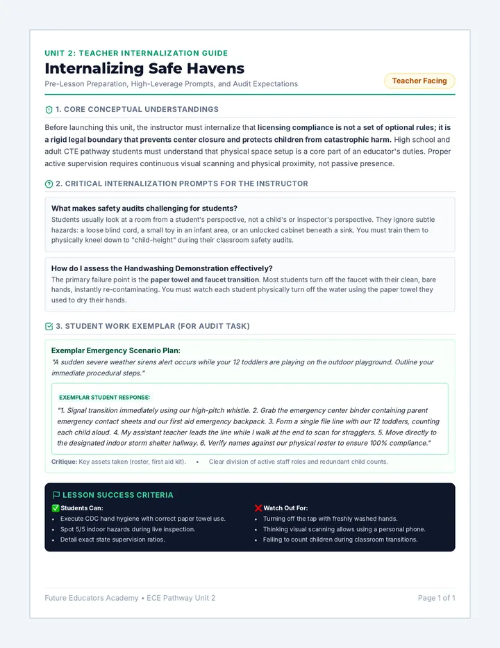 Safe Havens Internalization Guide