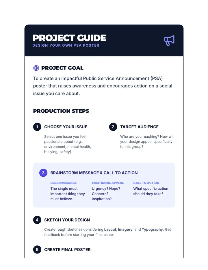 PSA Design Project Guide
