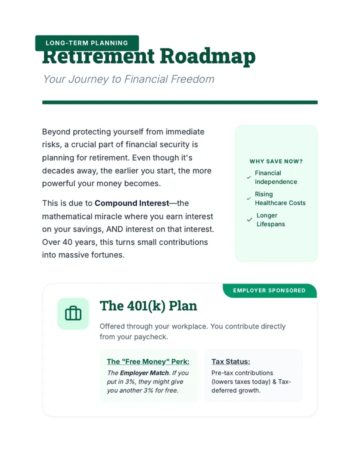 Retirement Roadmap Reading