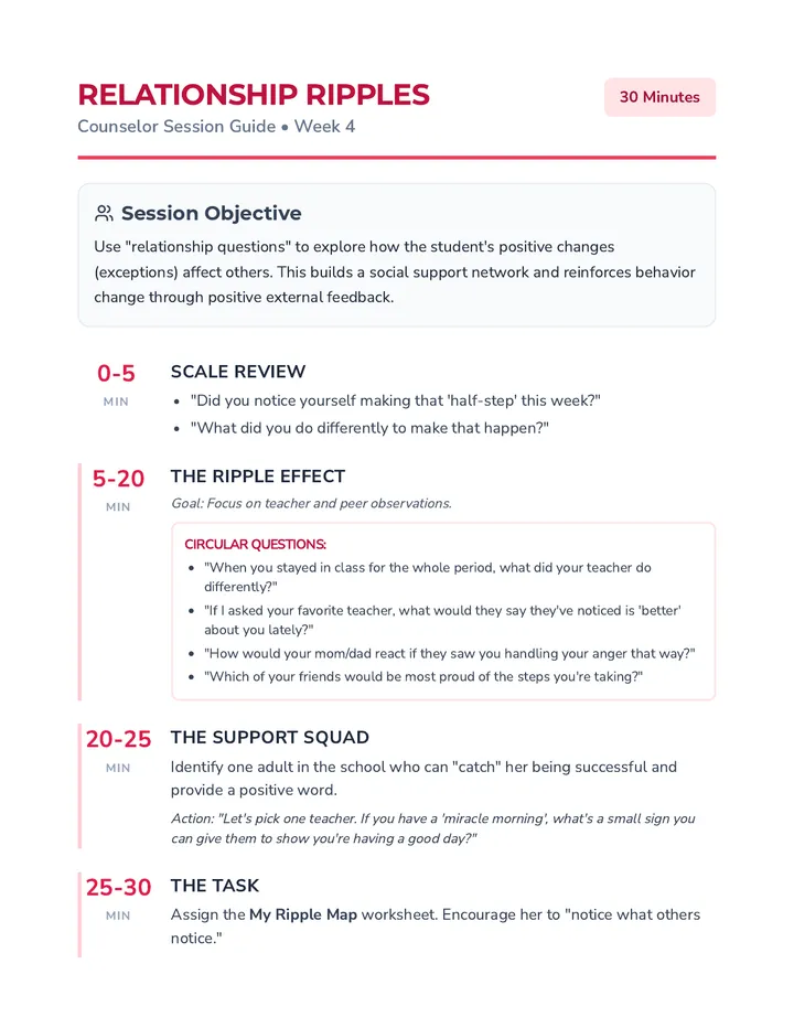 Session Four Counselor Guide
