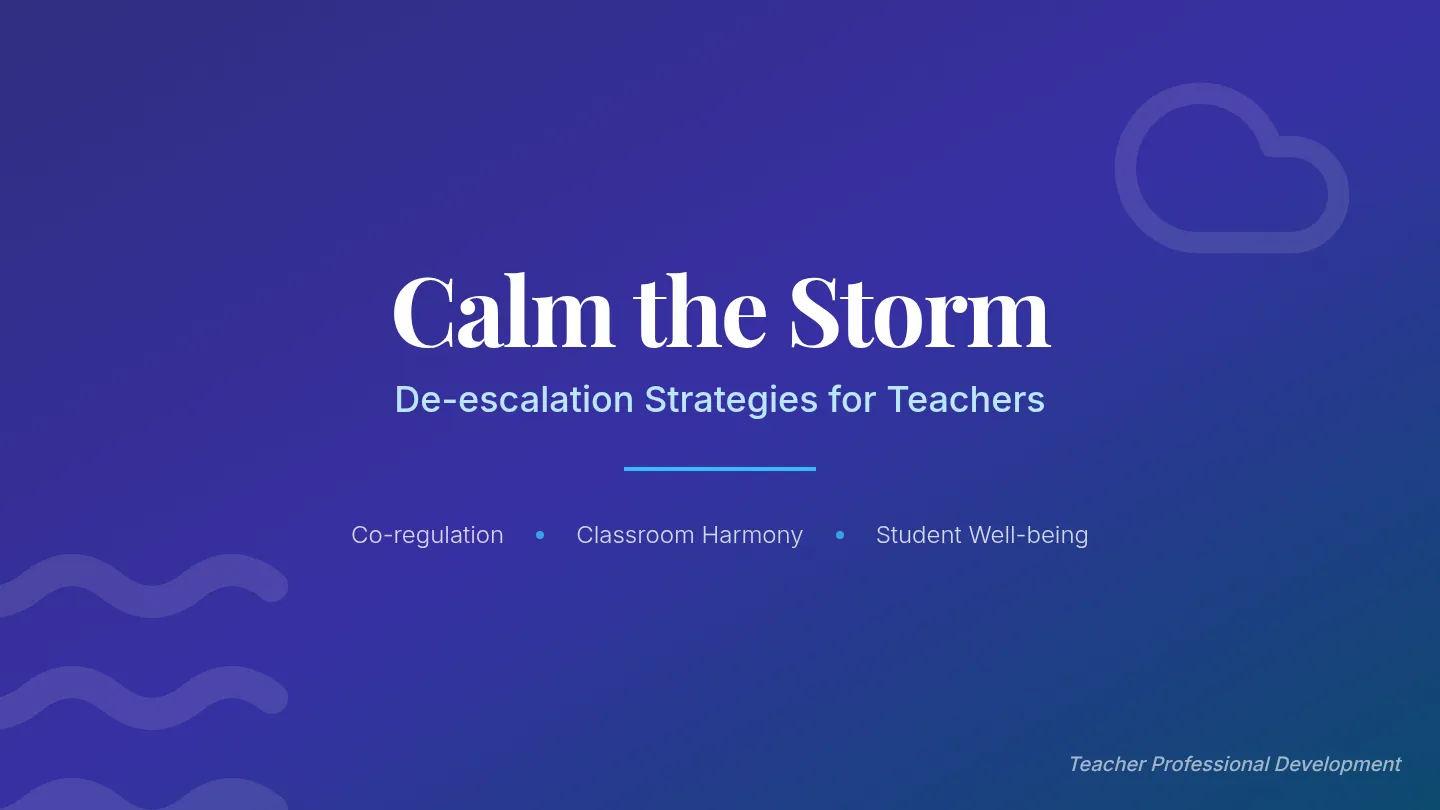 Calm the Storm Slides
