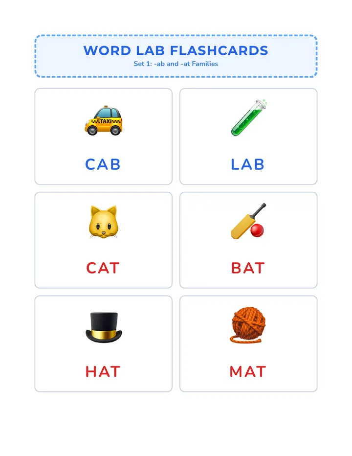 Rhyme Lab Flashcards