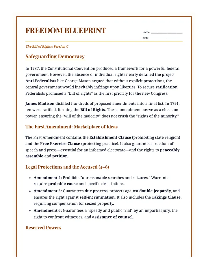 Freedom Blueprint Version C Worksheet