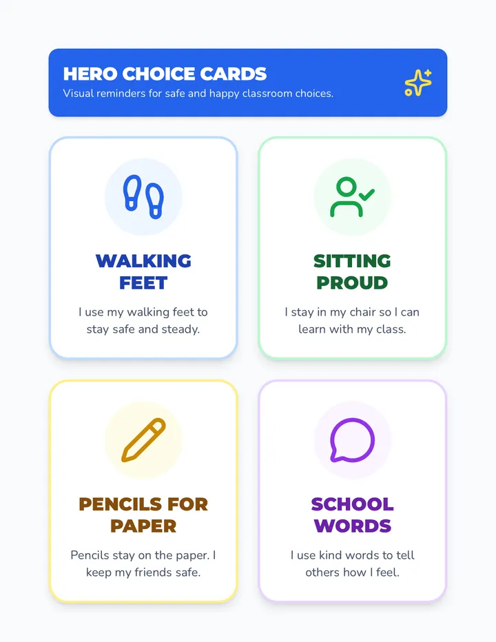Choice Maker Cards Flashcards