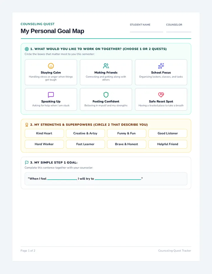 Counseling Quest Tracker