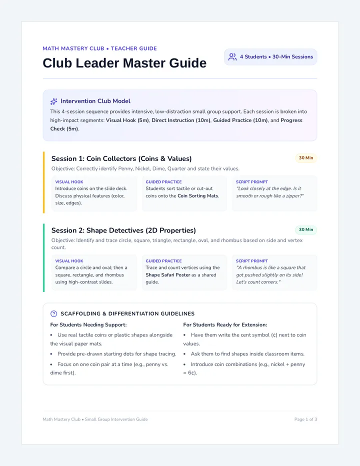 Club Leader Master Guide