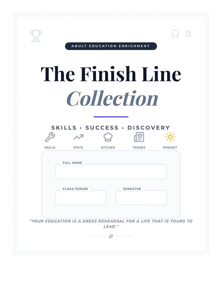 Finish Line Cover Page