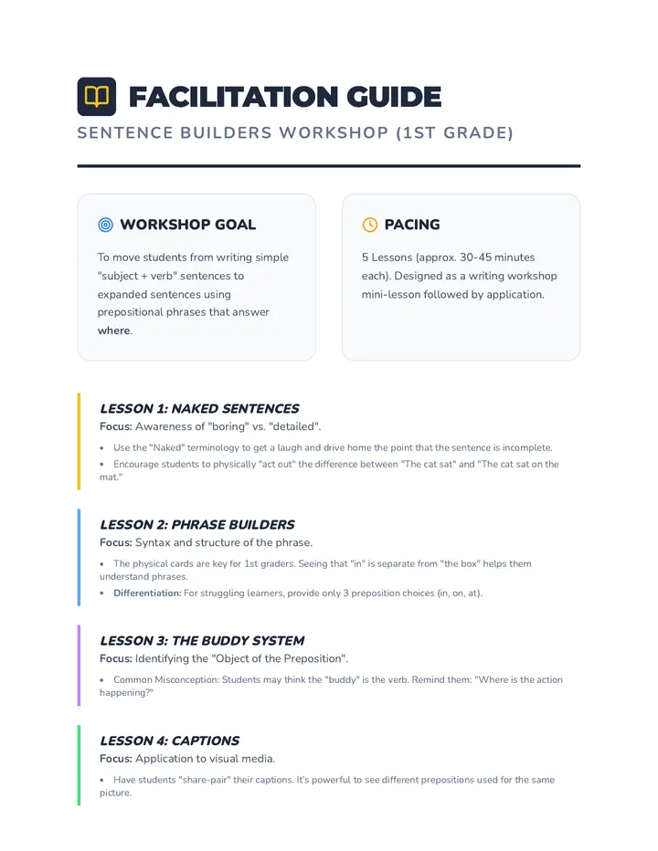 Workshop Facilitation Guide