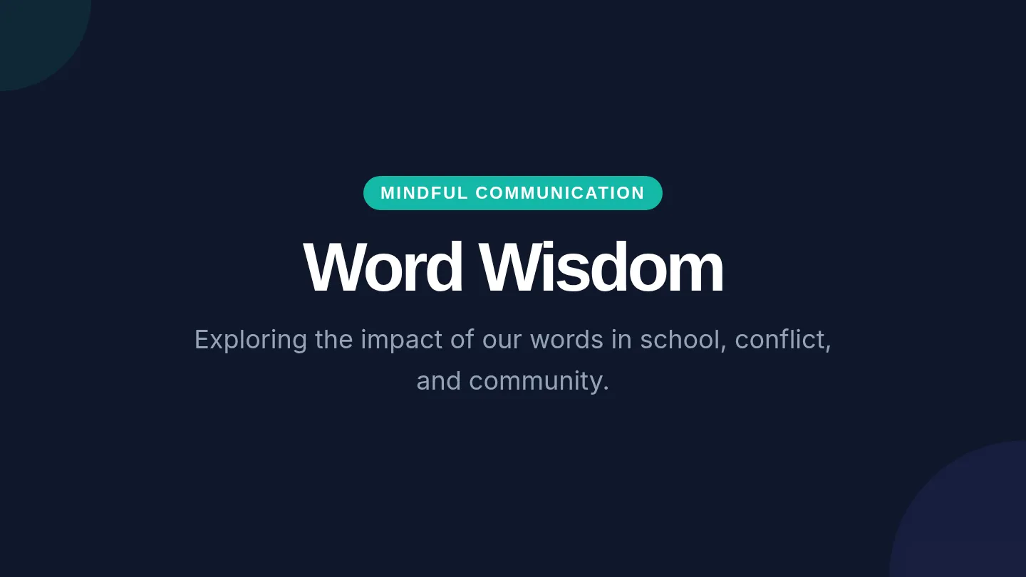 Word Wisdom Slides
