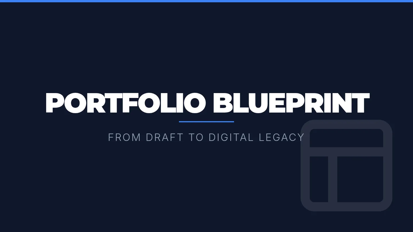Portfolio Blueprint Slides