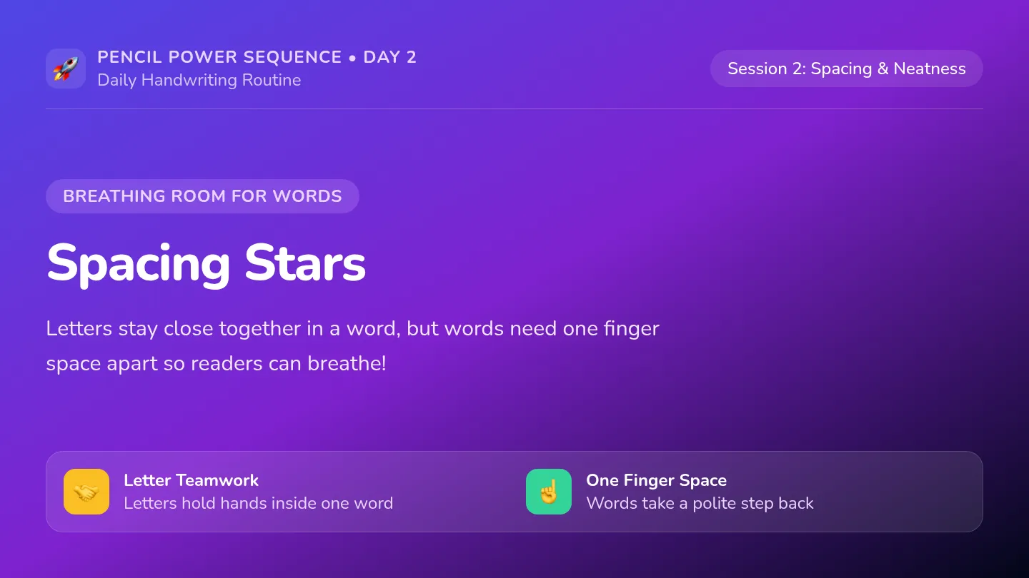 Spacing Stars Slides
