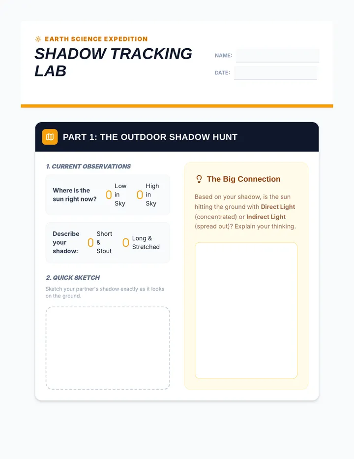 Shadow Tracking Lab