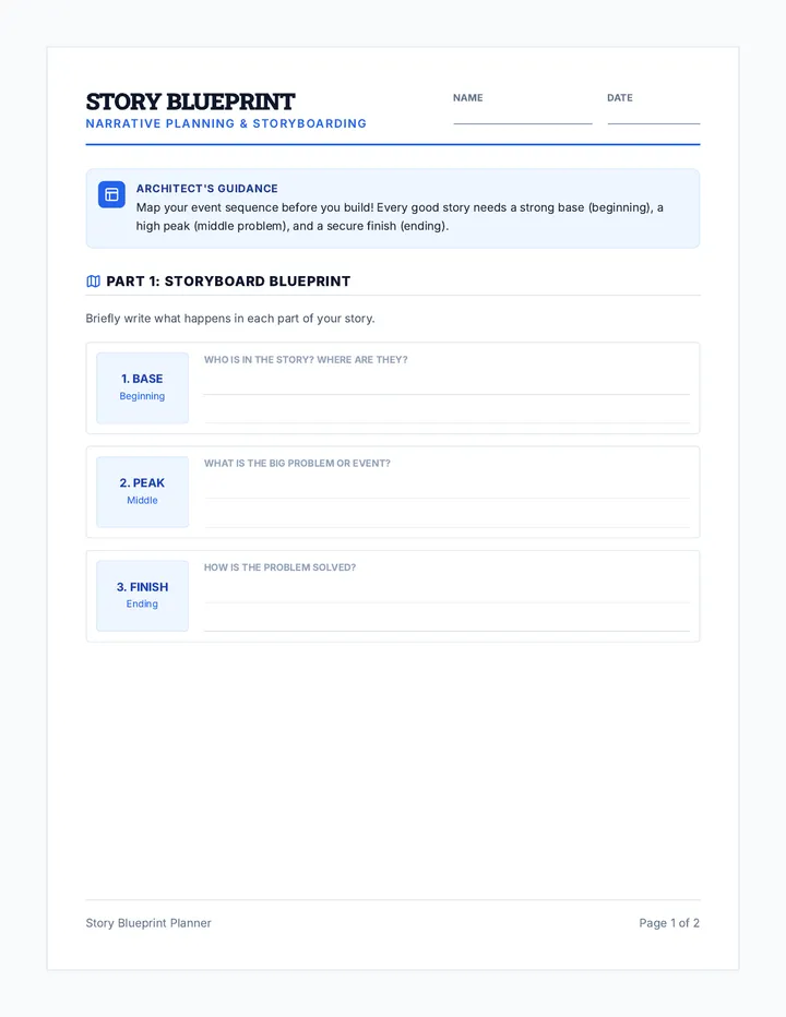 Story Blueprint Planner