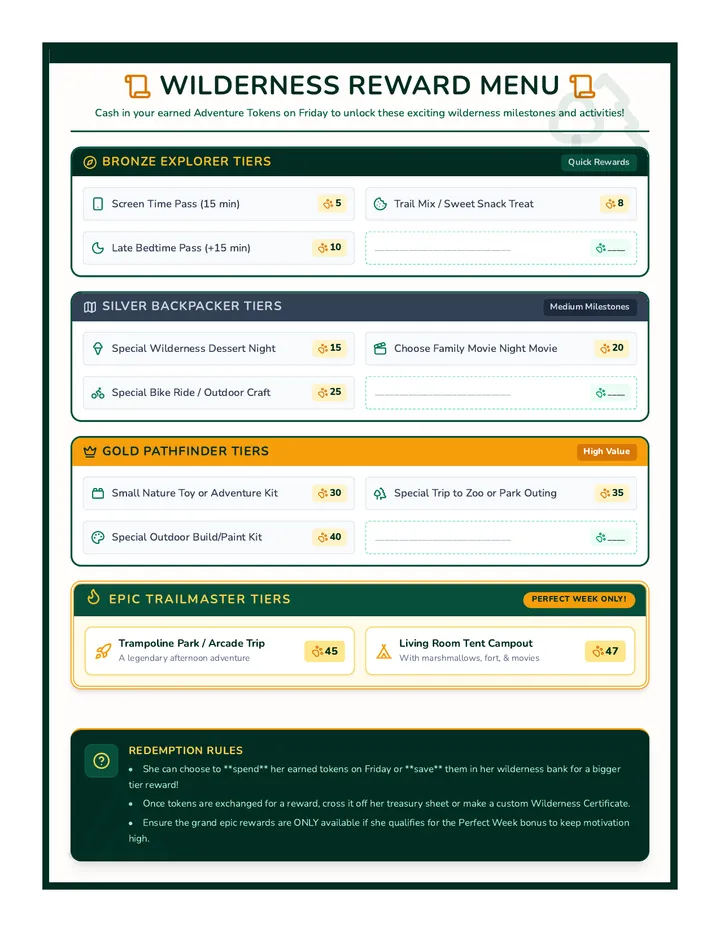 Enchanted Reward Menu