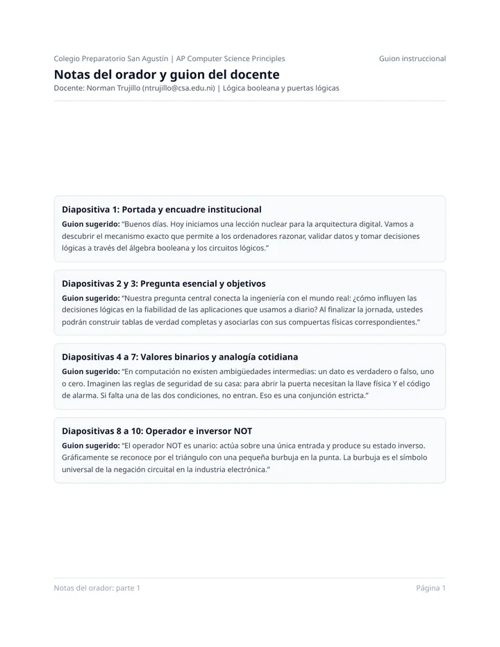Notas Del Orador Docente
