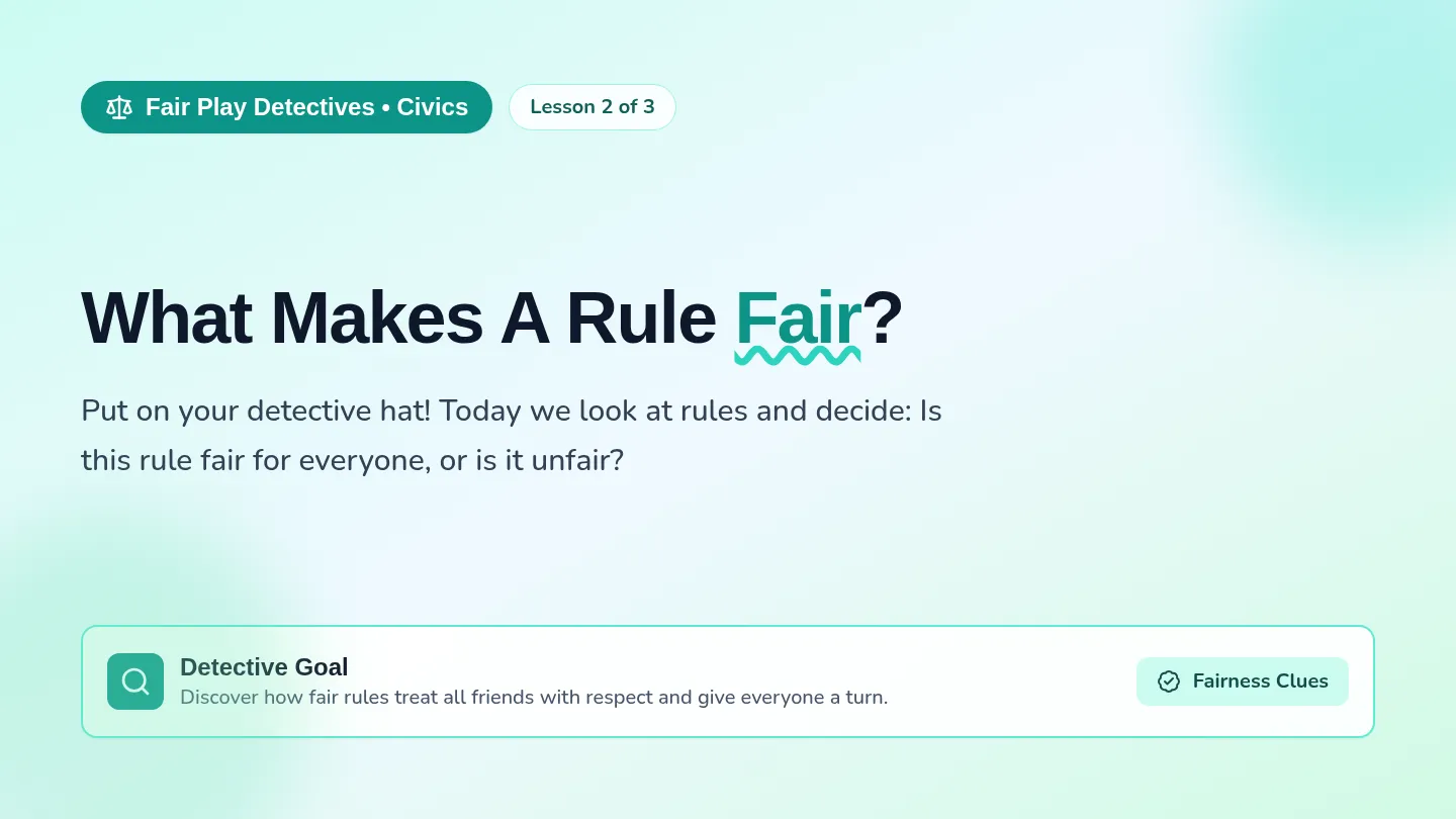 Fair Play Slides