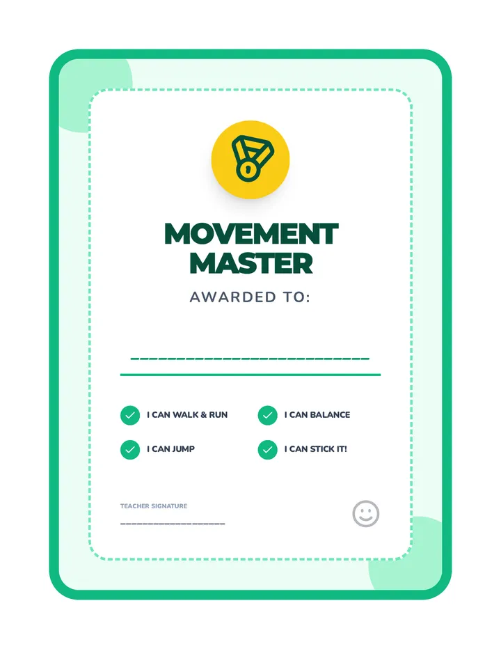 Movement Medal Award