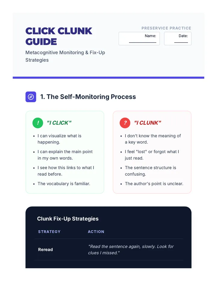 Click Clunk Guide