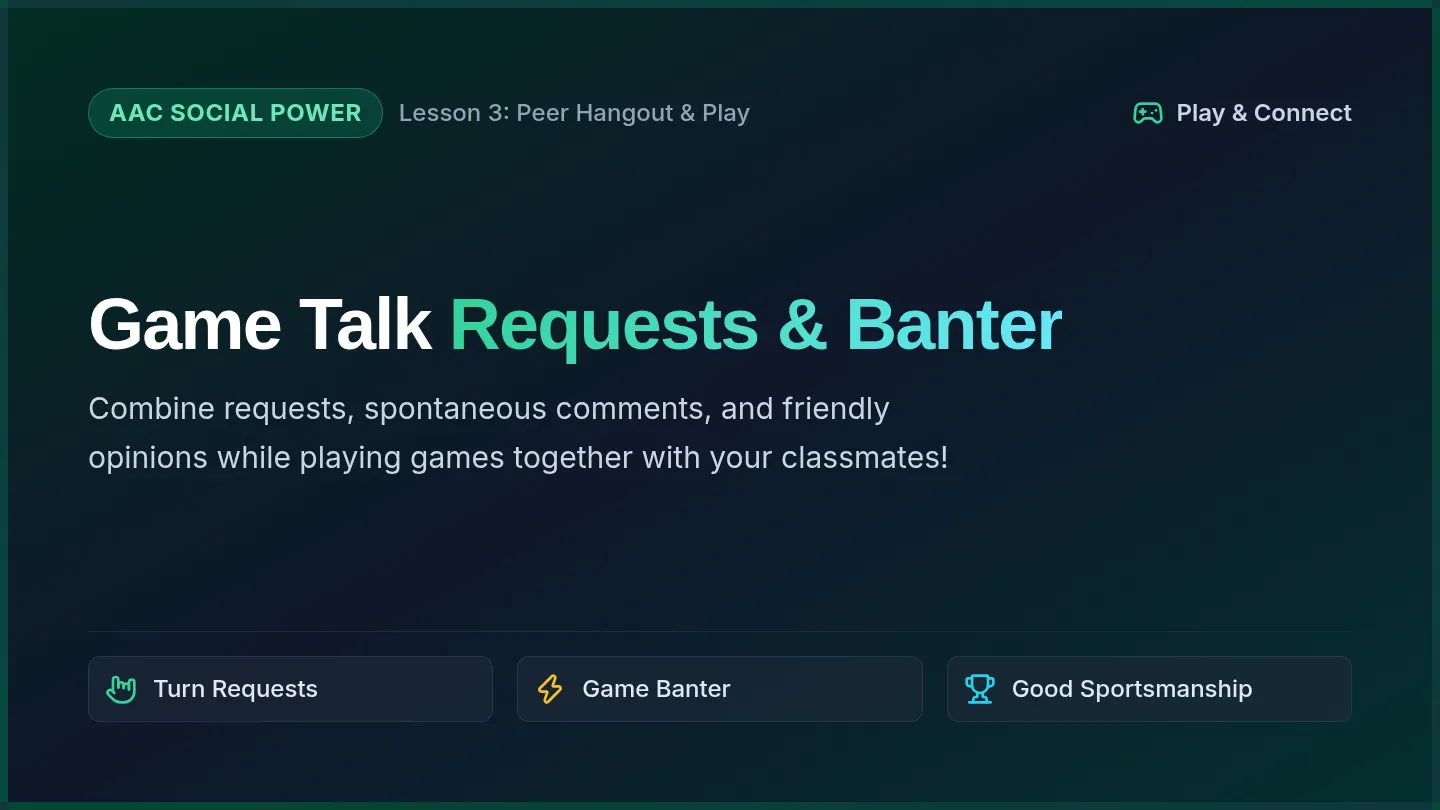 Game Talk Slides