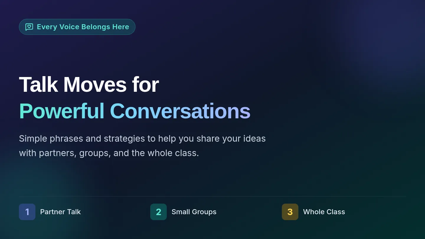 Talk Moves Slides