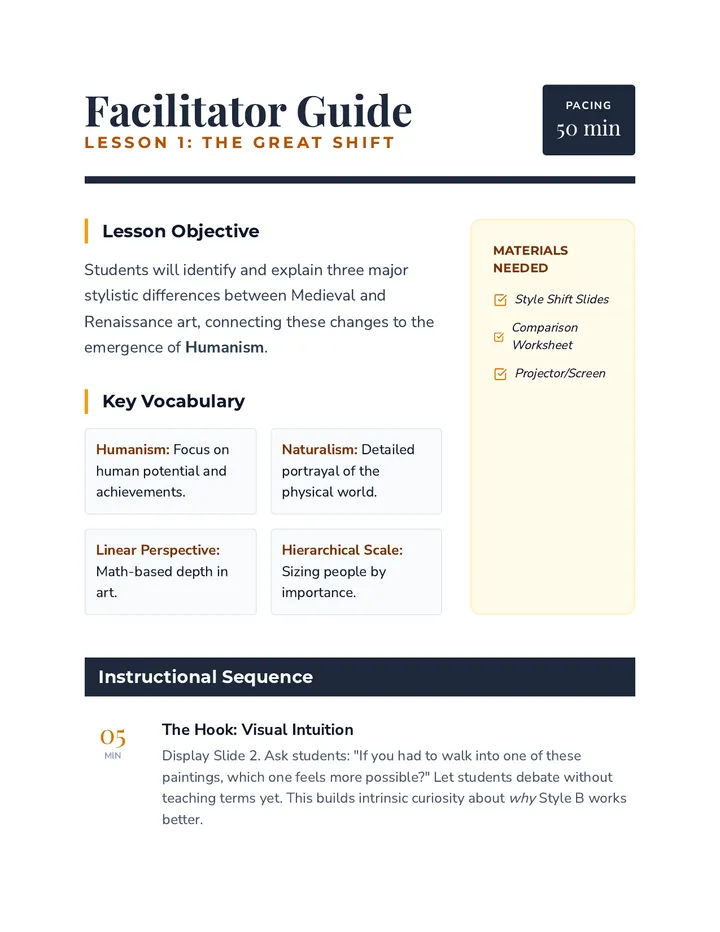 Shift Facilitation Guide
