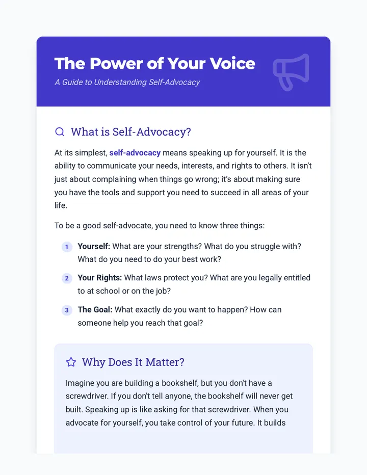 Advocate Path Reading
