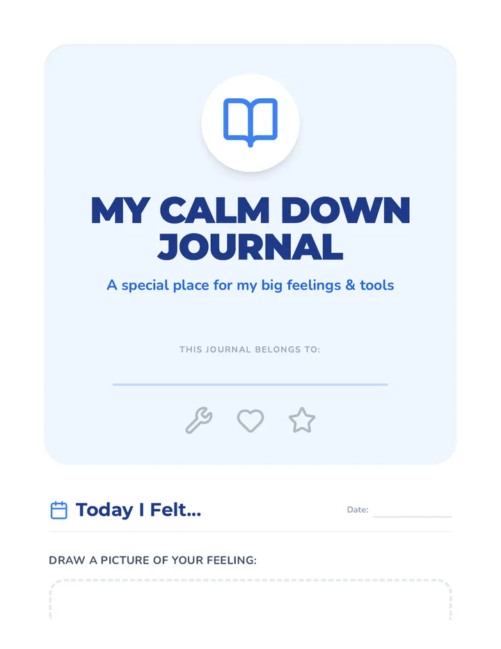 My Calm Down Journal