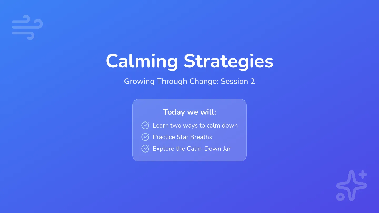 Calming Strategies Slides Deck