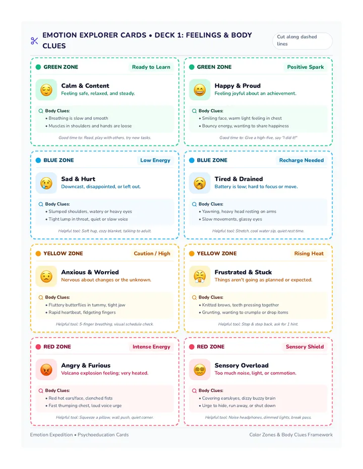 Feelings Explorer Play Cards