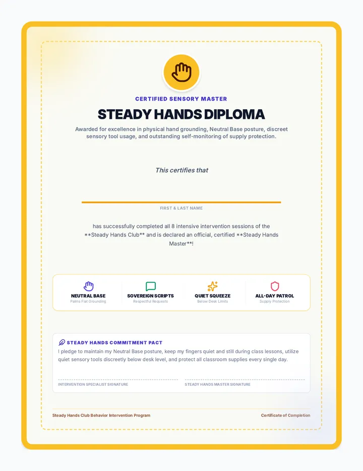 Club Celebration Certificate