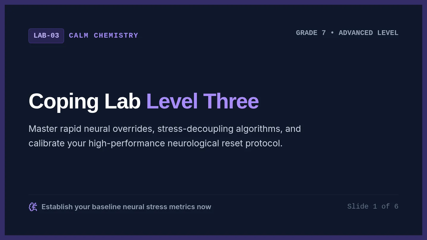 Level Three Lab Slides