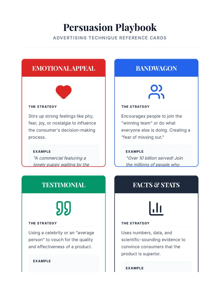 Persuasion Playbook Cards