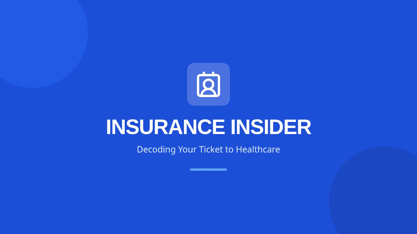 Insurance Insider Slides