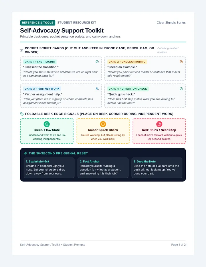 Self Advocacy Support Toolkit