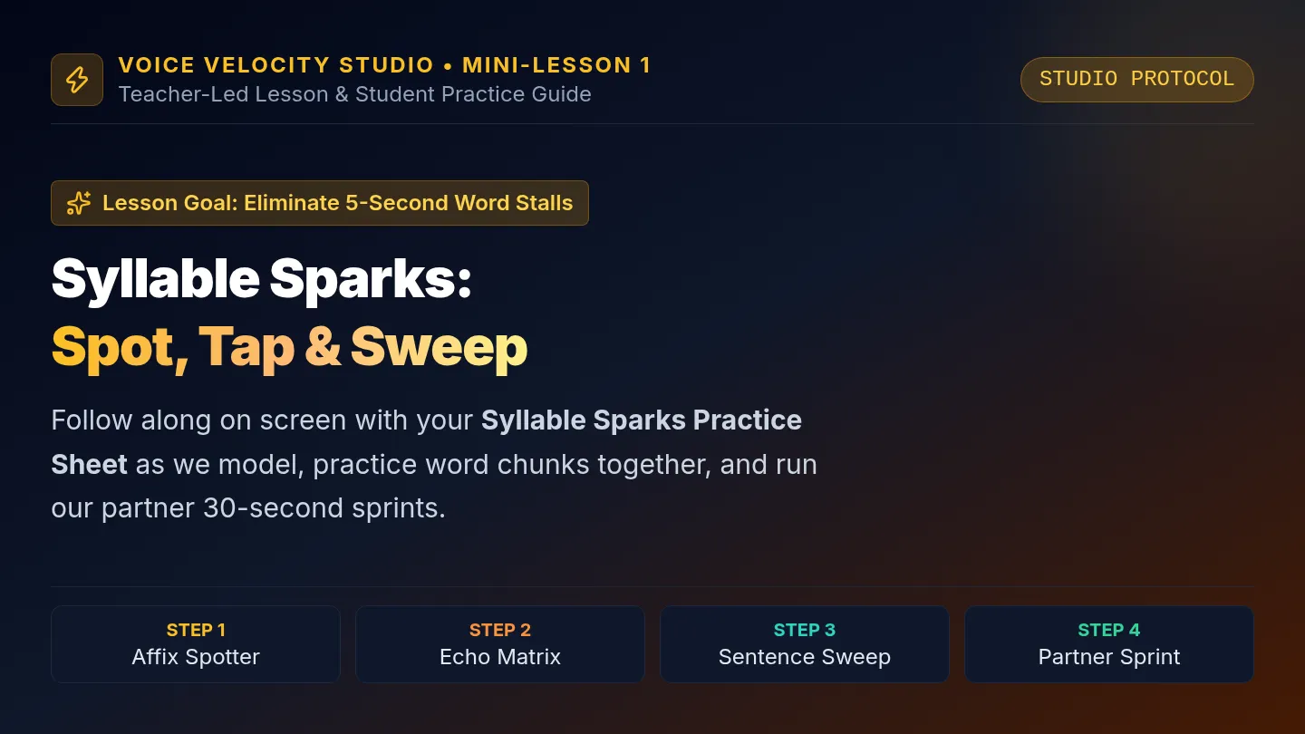 Syllable Sparks Slides