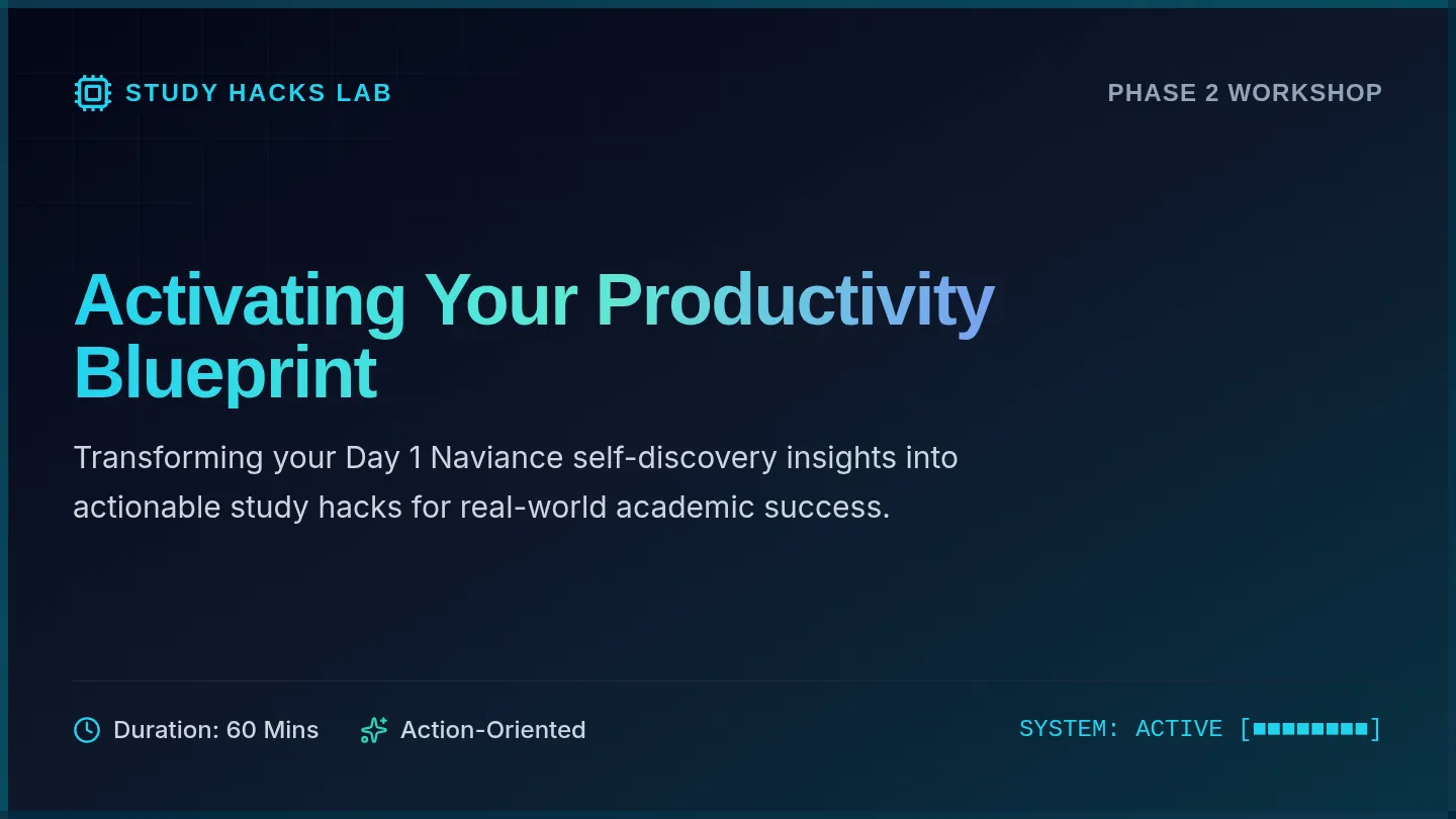 Study Hacks Slides