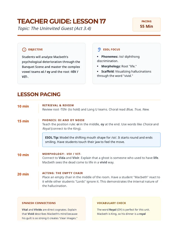 The Uninvited Guest Teacher Guide