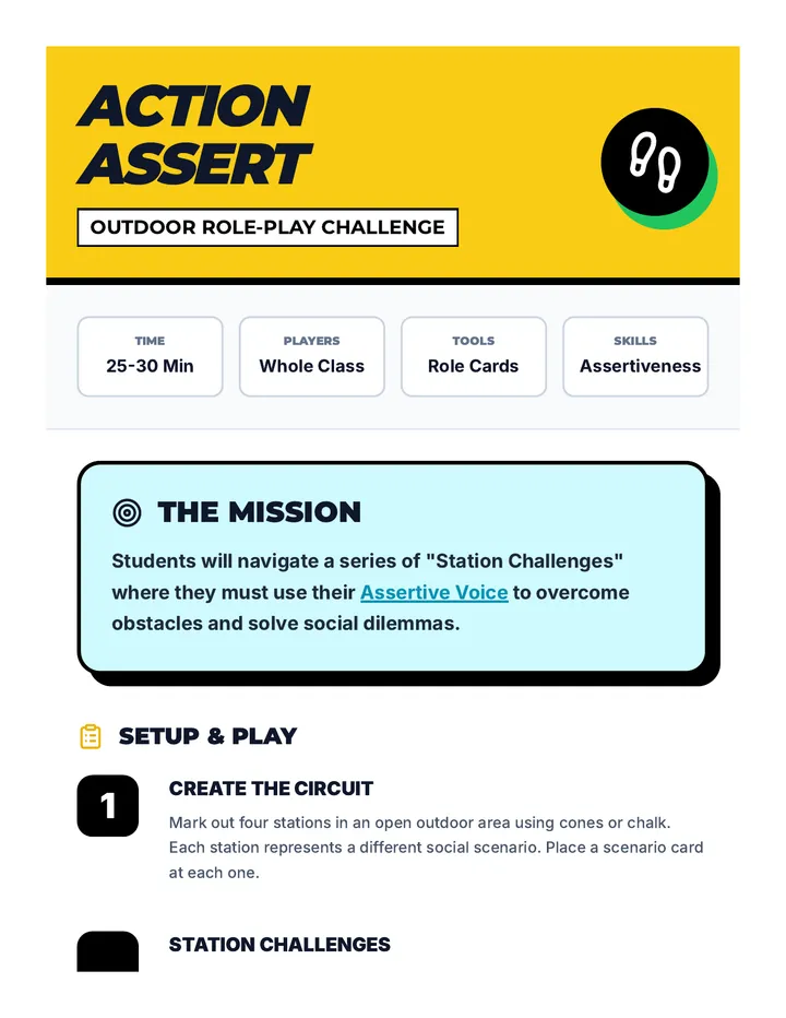 Action Assert Game Guide