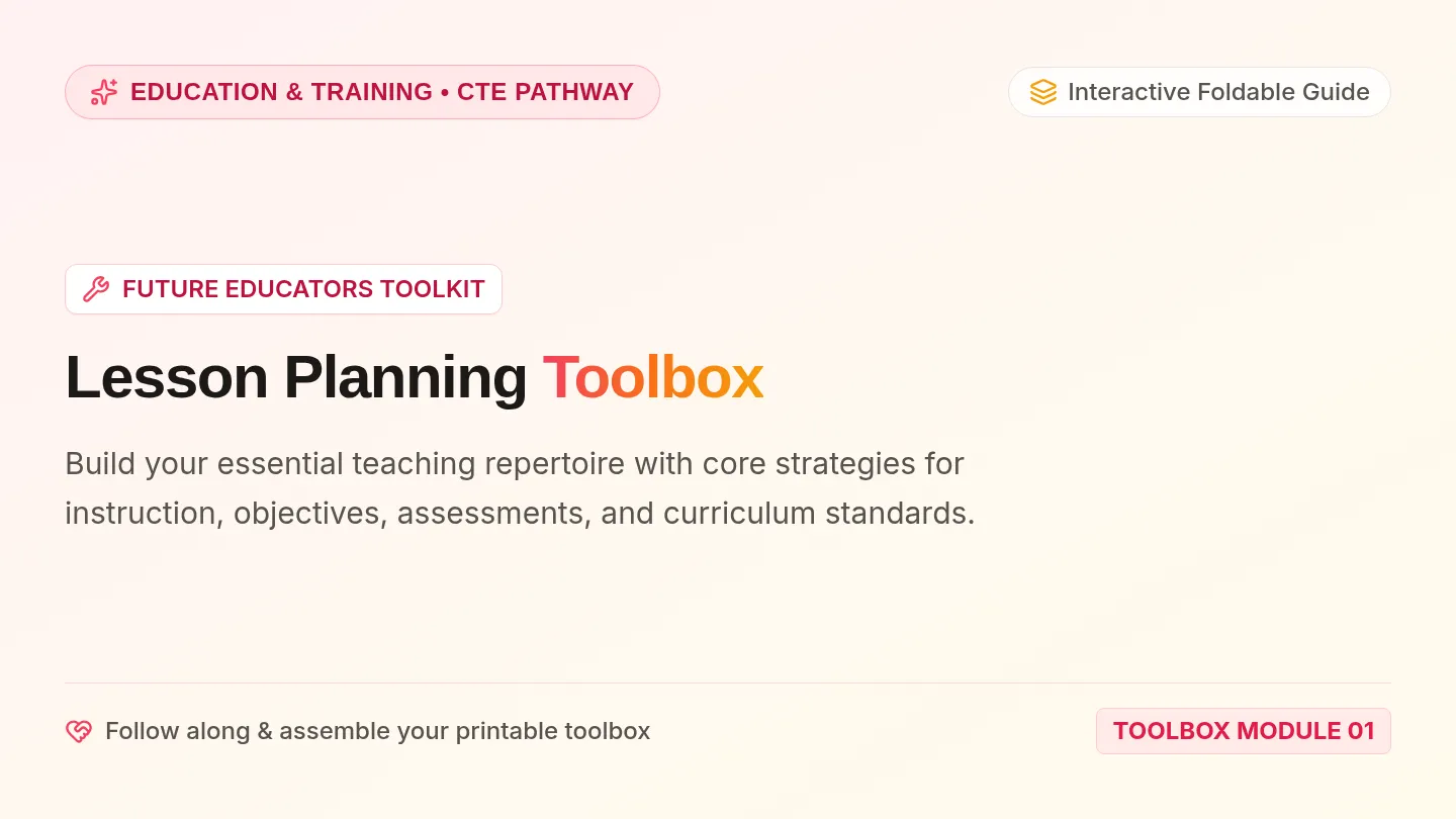 Lesson Planning Toolbox Slides