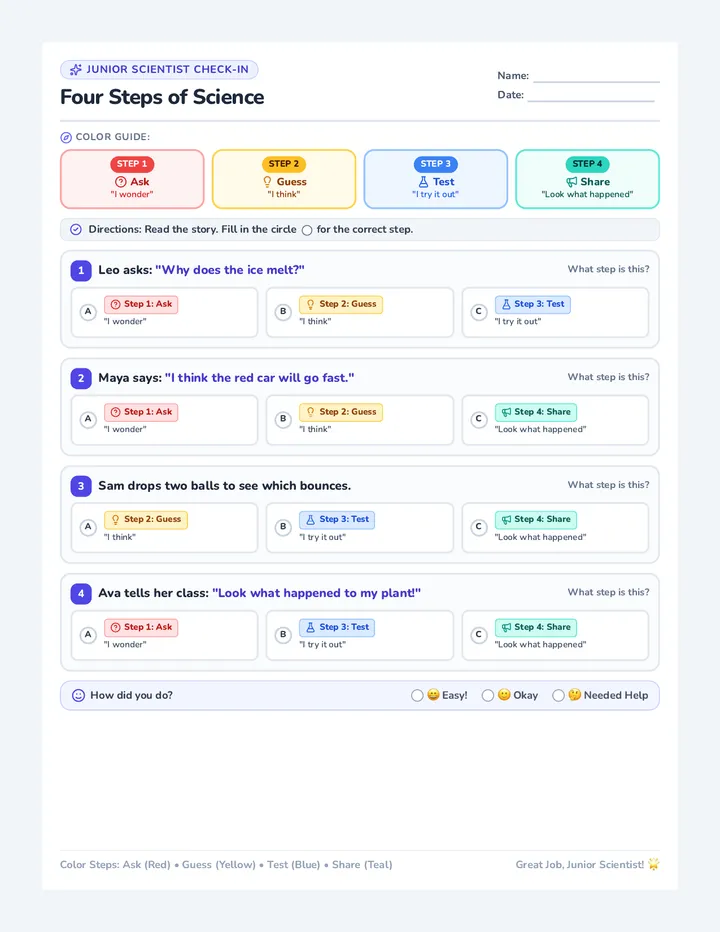 Science Steps Assessment