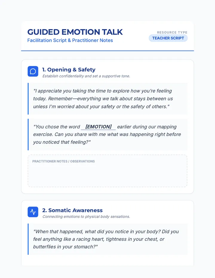 Guided Emotion Talk Script