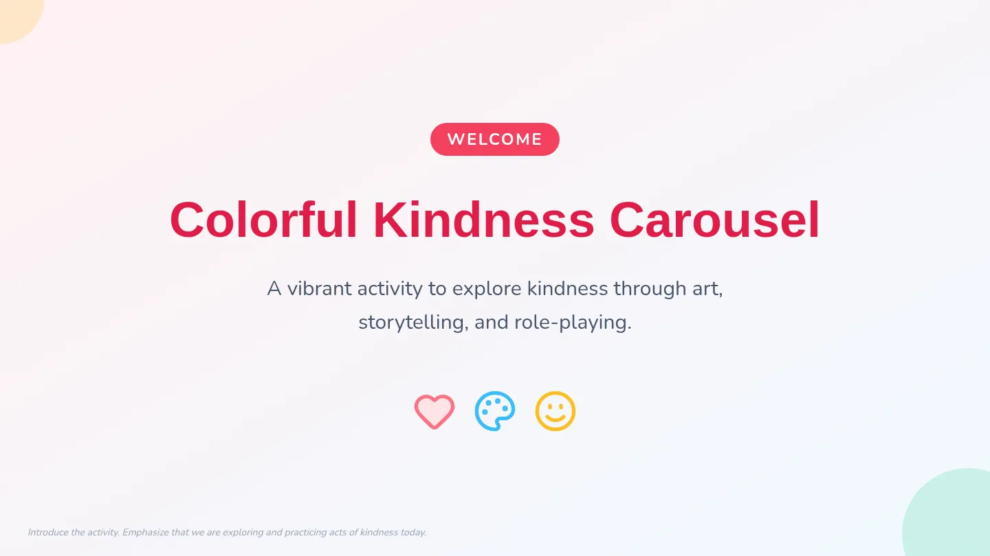 Kindness Carousel Slides