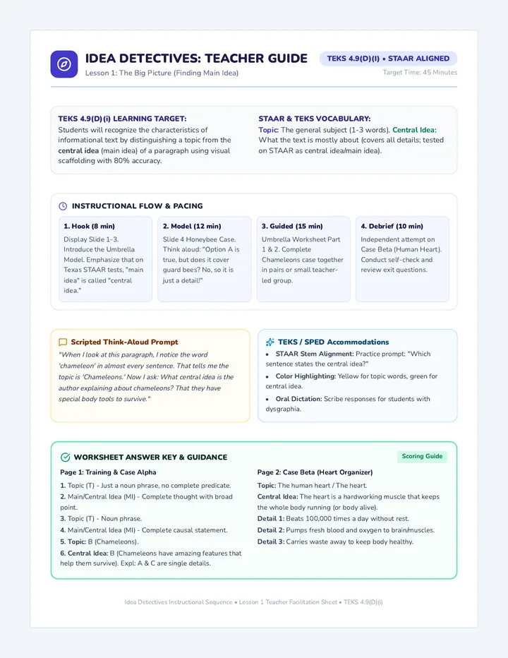 Big Picture Teacher Guide