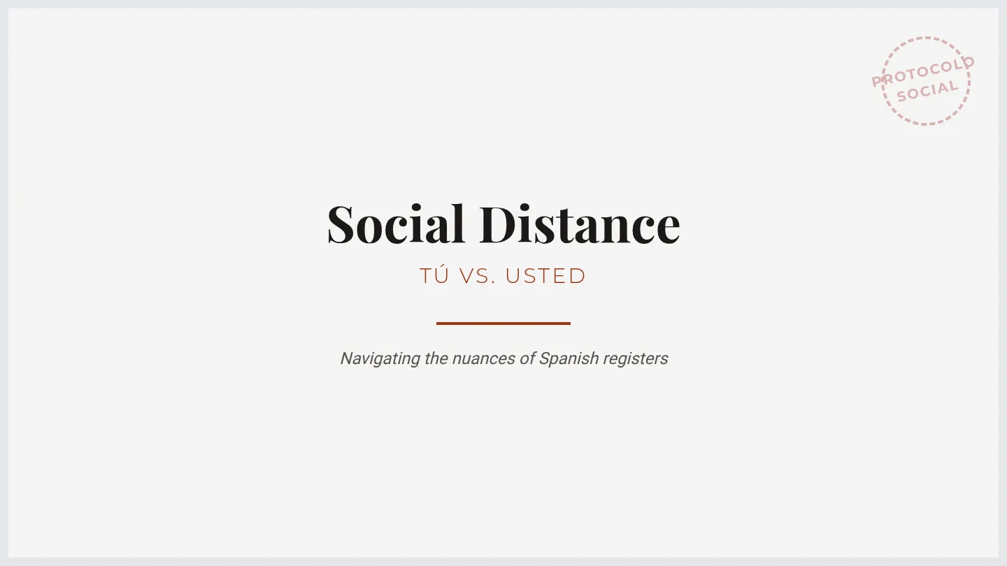 Social Distance Slides