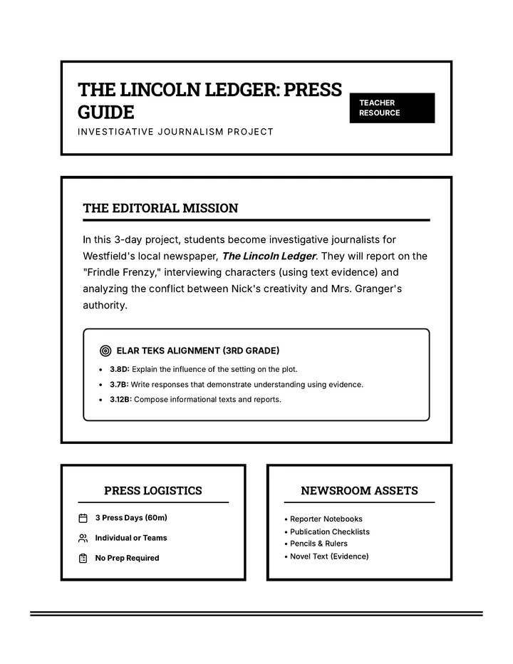 Ledger Teacher Guide