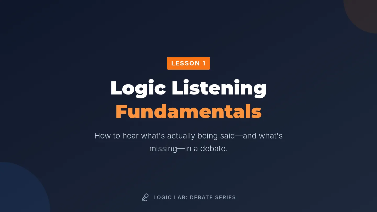 Logic Listening Slides