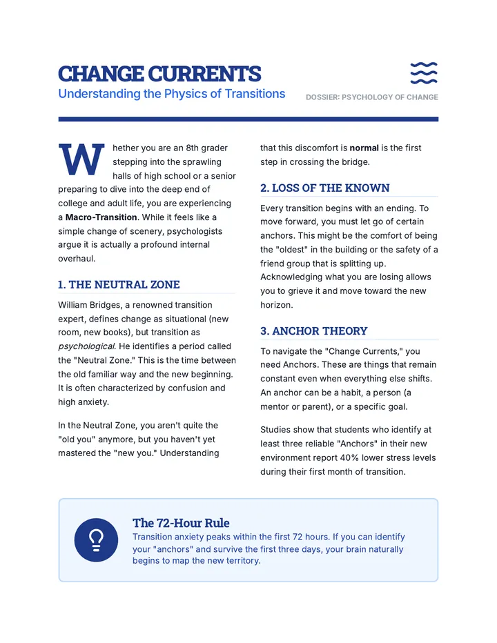 Change Currents Reading